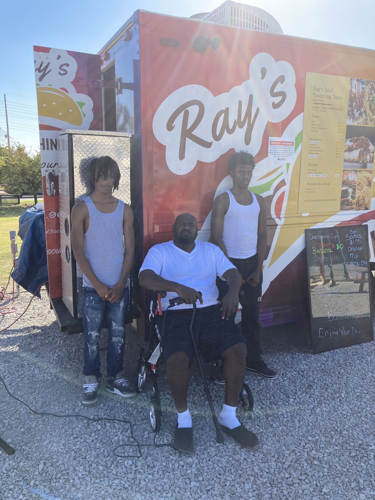 Ray Johnson and family